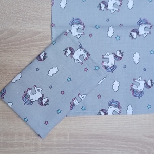 Textilszalvéták (unikornis) - otthon & életmód - konyhafelszerelés, tálalás - konyhai textil - szalvéta - Meska.hu