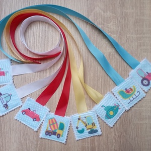 Színes szalagos könyvjelzők - Meska.hu