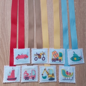 Munkagépes könyvjelzők 8dbos szett 6 - könyv & zene - könyvjelző - Meska.hu