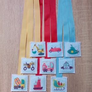 Munkagépes könyvjelzők 9dbos szett 5 - Meska.hu