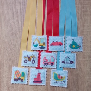 Munkagépes könyvjelzők 9dbos szett 5 - könyv & zene - könyvjelző - Meska.hu