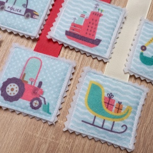 Színes szalagos könyvjelzők 6db járműves 11 - könyv & zene - könyvjelző - Meska.hu