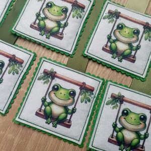 Békás könyvjelző 6db - könyv & zene - könyvjelző - Meska.hu