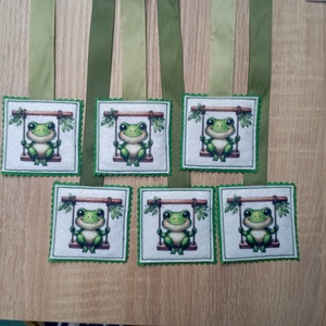 Békás könyvjelző 6db - könyv & zene - könyvjelző - Meska.hu