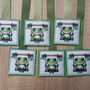 Békás könyvjelző 6db - Meska.hu