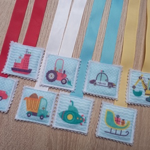 Színes szalagos könyvjelzők 4 - Meska.hu