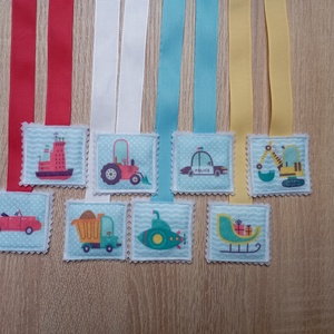 Színes szalagos könyvjelzők 4 - könyv & zene - könyvjelző - Meska.hu