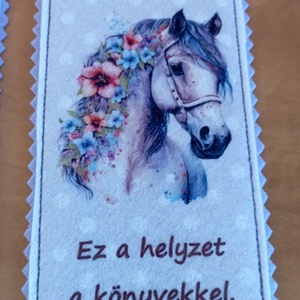 Lovas könyvjelző 4db - könyv & zene - könyvjelző - Meska.hu