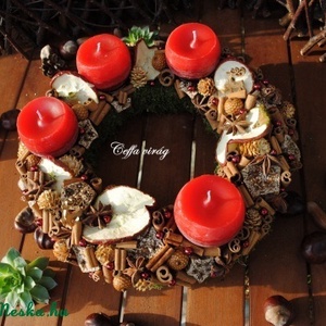 RENDELHETŐ !!! Keleties adventi koszorú, mohaalapon  -  - Meska.hu