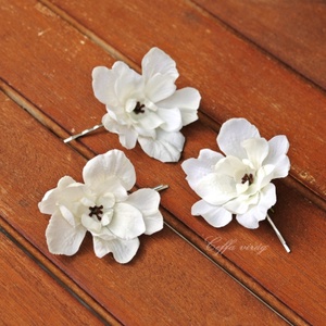 Selyemvirág hajdísz - szettben -  - Meska.hu