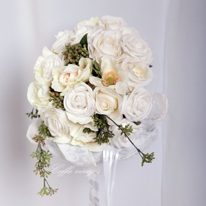  Vintage hangulat menyasszonyi csokor -  - Meska.hu