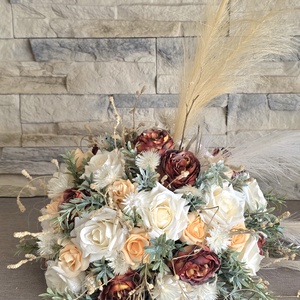 Vintage barack asztaldísz fehér vas tartóval- KÉSZLETEN! - Meska.hu