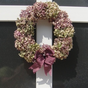 Száraz hortenzia koszorú -  - Meska.hu