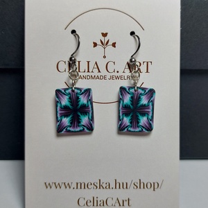  Mintás fülbevaló - Meska.hu