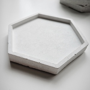 Beton hatszög tálca, Otthon & Lakás, Konyhafelszerelés, tálalás, Tálalás, Tálca, , Meska