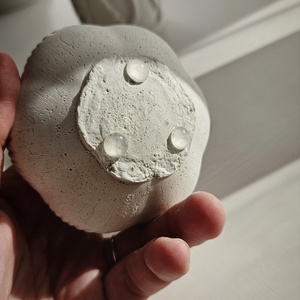 Virág mécsestartó, gyertyatartó betonból  - otthon & életmód - gyertya, illat, aroma - gyertyatartó - Meska.hu