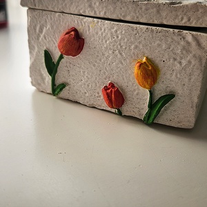 Tulipános ékszertartó  - ékszer - ékszertartó - ékszerdoboz - Meska.hu