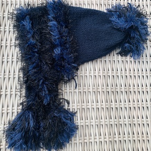 Sapka Kézi kötésű sötét kék női sapka eladó - ruha & divat - sál, sapka, kendő - sapka - Meska.hu