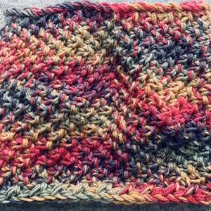  Sál Őszi erdő színeiben pompázó sárgás  lilás rózsaszínes melírozású gyapjú kézi kötésű  sál  , Ruha & Divat, Sál, Sapka, Kendő, Sál, Kötés, MESKA