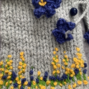 Mobil tok Telefontok Egyedivé varázsol. Mobil tok, telefontok, szürke színben tarka virágokkal díszítve - táska & tok - pénztárca & más tok - telefontok - Meska.hu