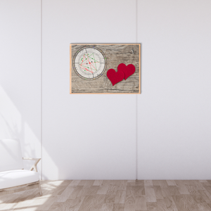 A Pillanat Varázsa DIY - Piros szívek Intuitív horoszkóp ábra - diy (csináld magad) - egységcsomag - Meska.hu