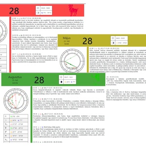 Tranzit 365  Asztronaptár Szöveges Magyarázatokkal, Érthetően (2024 évre) PDF - könyv & zene - könyv - Meska.hu