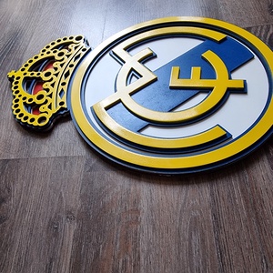 Real madrid logo - otthon & életmód - dekoráció - fali és függő dekoráció - álomfogó - Meska.hu