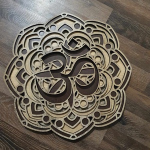 chakra mandala fából készűlt - Meska.hu