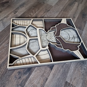 dragonball dermesztői,asztali kép 3d hatású - otthon & életmód - dekoráció - kép & falikép - 3d képek - Meska.hu
