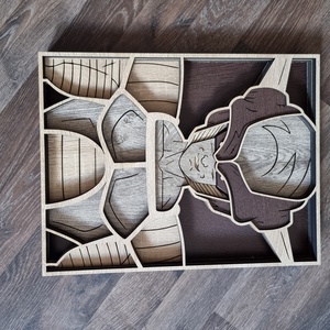 dragonball dermesztői,asztali kép 3d hatású - otthon & életmód - dekoráció - kép & falikép - 3d képek - Meska.hu
