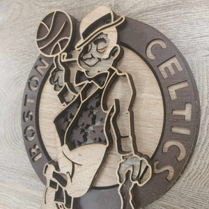 Boston celtic címer, Otthon & Életmód, Dekoráció, Fali és függő dekoráció, Falra akasztható dekor, Famegmunkálás, MESKA