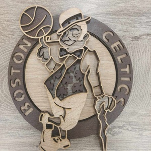 Boston celtic címer - otthon & életmód - dekoráció - fali és függő dekoráció - falra akasztható dekor - Meska.hu
