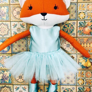 Rókuska textil róka - játék & sport - plüssállat & játékfigura - róka - Meska.hu