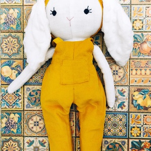 Toppanka textil nyuszi - játék & sport - plüssállat & játékfigura - nyuszi - Meska.hu