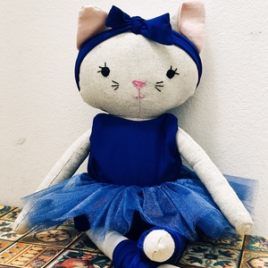 Ciliom textil cica, Játék & Sport, Plüssállat & Játékfigura, Cica, Varrás, Hímzés, MESKA