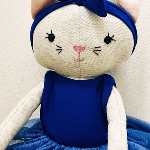 Ciliom textil cica - játék & sport - plüssállat & játékfigura - cica - Meska.hu