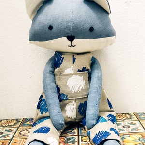 Lupo textil farkas, Játék & Sport, Plüssállat & Játékfigura, Más figura, Varrás, Hímzés, MESKA