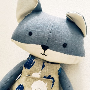 Lupo textil farkas - játék & sport - plüssállat & játékfigura - más figura - Meska.hu