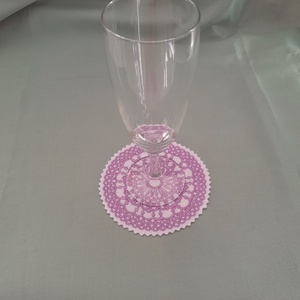 Pohár alátét - esküvő - dekoráció - tálalás - Meska.hu Pohár alátét - esküvő - dekoráció - tálalás - Meska.hu