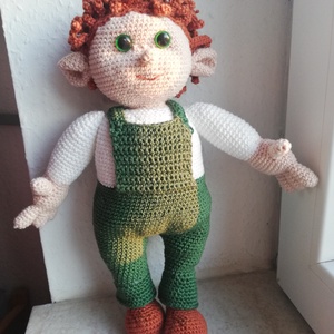 Horgolt kerti manó, Játék & Sport, Plüssállat & Játékfigura, Ember, Horgolás, MESKA