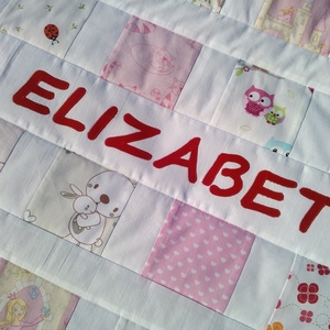 Patchwork takaró - otthon & életmód - babaszoba, gyerekszoba - babatakaró, gyerek pléd - Meska.hu