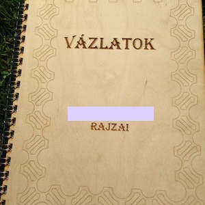 Faborítós spirál füzet spirálfüzet A4 - otthon & életmód - papír, írószer - jegyzetfüzet & napló - Meska.hu