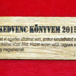 Könyvjelző fából saját felirattal - könyv & zene - könyvjelző - Meska.hu