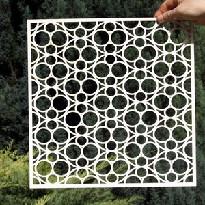 Pergola, térelválasztó elem, ablakdísz, falidísz, lámpabúra 40x40 cm, Otthon & Lakás, Dekoráció, Asztal és polc dekoráció, Asztaldísz, Famegmunkálás, Meska