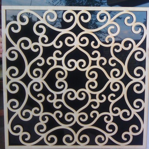Pergola natur, térelválasztó elem, ablakdísz, falidísz, lámpabúra 40x40 cm, Otthon & Életmód, Dekoráció, Ajtó- és ablak dekoráció, Ablakdísz, Famegmunkálás, MESKA
