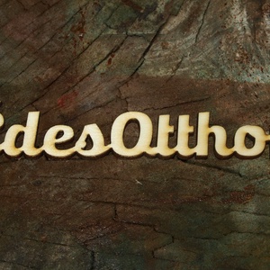 'Édes Otthon' fa felirat, ajtódísz, dekoráció  - otthon & életmód - dekoráció - ajtó- és ablak dekoráció - ajtódísz & kopogtató - Meska.hu