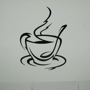 'Kávéscsésze' fából készült falidísz konyha dekoráció - otthon & életmód - dekoráció - Meska.hu