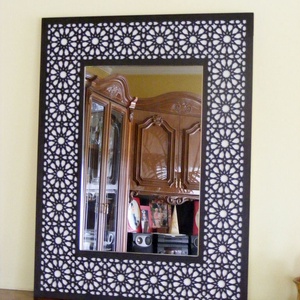 Marokkói mintás tükör 65x50cm - otthon & életmód - dekoráció - tükör - Meska.hu