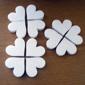 Hungarocell szívek 6x6.5cm - kellékek & szerszámok - méteráru - dekorációs alapanyag - Meska.hu Hungarocell szívek 6x6.5cm - kellékek & szerszámok - méteráru - dekorációs alapanyag - Meska.hu