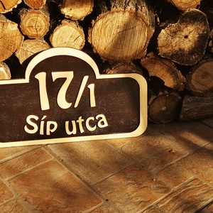 Utcanévtábla, házszámtábla, utcanév tábla, házszám tábla - otthon & életmód - ház & kert - házszám - Meska.hu